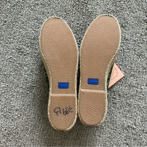 Keds Sneakers Triple Kick Platform Rifle Paper Co Palms Leaves Espadrilles 6 - Picture 8 of 9